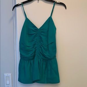 Parker peplum silk top. Size S.